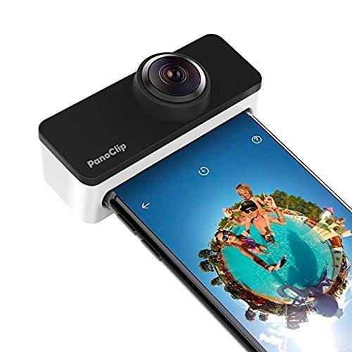 Panoramic Lens,Smartyo 360 Degree Panoramic Camera Lens Double 180 Degree Fisheye with Clip Cell Phone Len for iPhone 7 8 Plus X