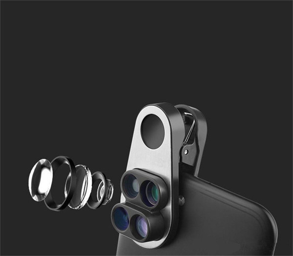 The external lens of the phone is widely used to take pictures of the special effects