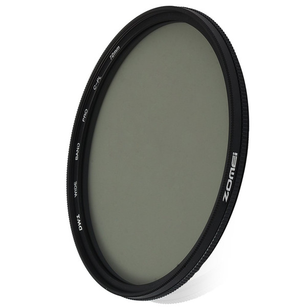 Zomei 72mm Diameter Ultra Thin Circular Polarizer Glass Filter Lens CPL Filter Increase The Saturation Reduce Glare Reflections