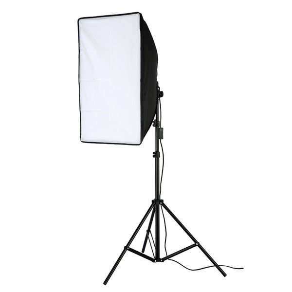 Photographic Equipment 50x70cm Softbox Soft Box +45W Lamp+ 2m Light Stand For Portraitist Photography Studio Photo