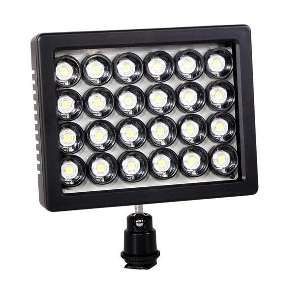 LD-24 2300LM LED Video Light Lamp Dimmable Lighting Studio Video Light Camera Camcorder DV Photo Lamp for Canon Nikon Sony Pentax Camera