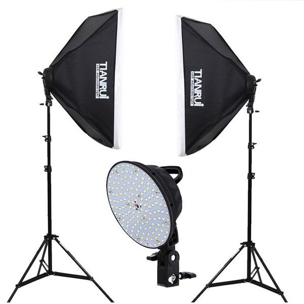 5500K Dimmer Switch 144pcs LED 0-28W Photo Studio Continuous Lighting Light Stand Professional Photography 2meter Light Stand