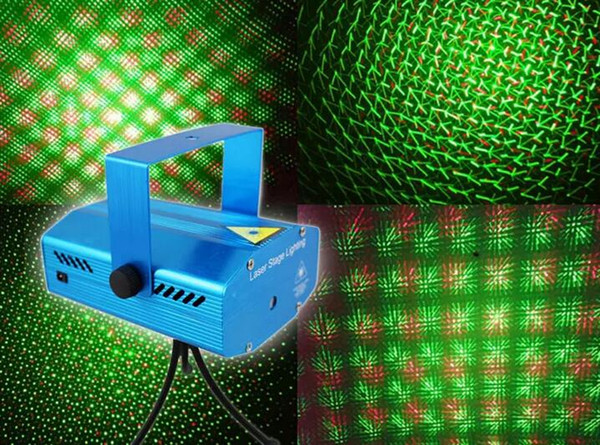 Christmas mini Green&Red Laser DJ Party Stage Light 150mW Disco Dance Floor Lights Mini Laser Stage Lighting