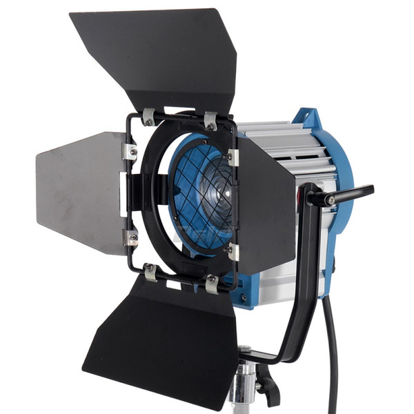 Photographic Equipment 300W Fresnel Light Tungsten Spotlight Lighting for Studio Video+Bulb+Barndor camera