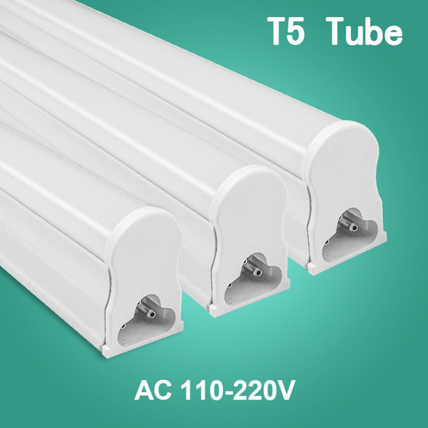 Cold Warm White 110V 220V 240V Lampada 30CM 60CM 1ft 2ft 6W 10W LED Tube T5 Fluorescent Bulb Light Integrated T8 Wall Lamp