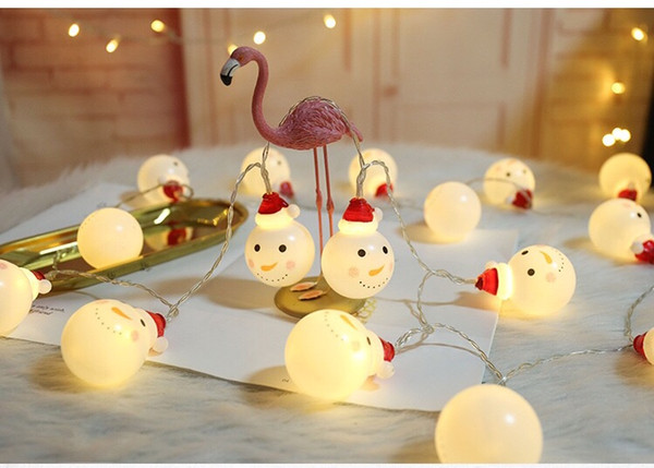 CreativinternationaLED USB rechargeable plug-in Santa Claus Snowman Head Christmas Tree House Room Cute Fashion Talent Night Club Decorative