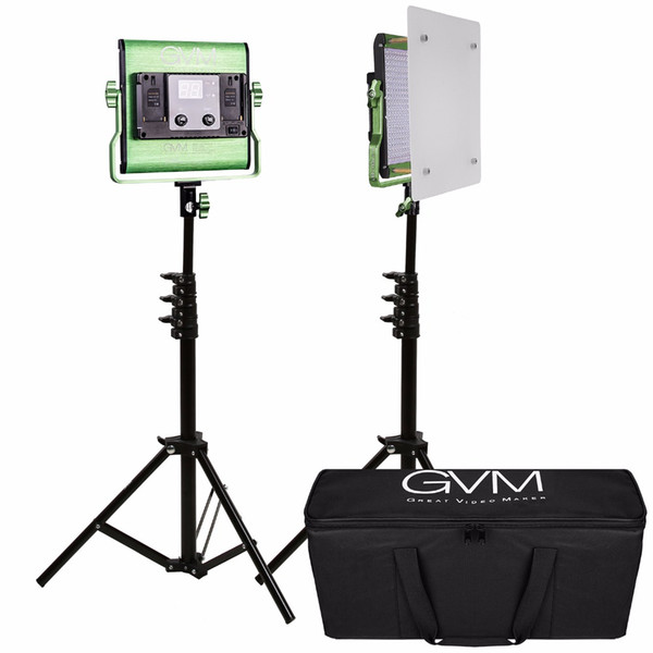 Aluminum alloy LED Studio Light Kit For Video Shooting CRI97 Dimmable 2300K-6800K Bi-color Photography Lighting Equipment