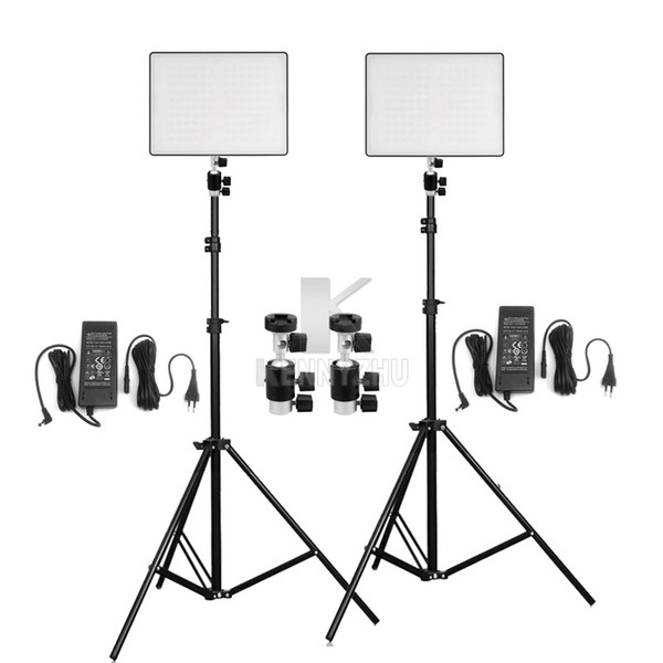 2x Yongnuo YN600 AIR 22mm Ultra-thin Led Video Light Lighting Kit Bi-color 3200-5500K 4000LM for Camera DV Canon Nikon Pentax