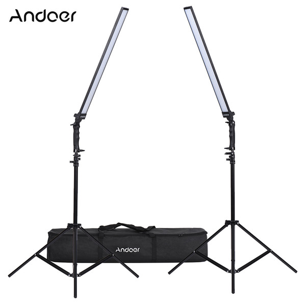 wholesale Photography Studio LED Lighting Kit Dimmable LED Video Light Handheld Fill Light w/Stand for Shooting Video Portraits etc