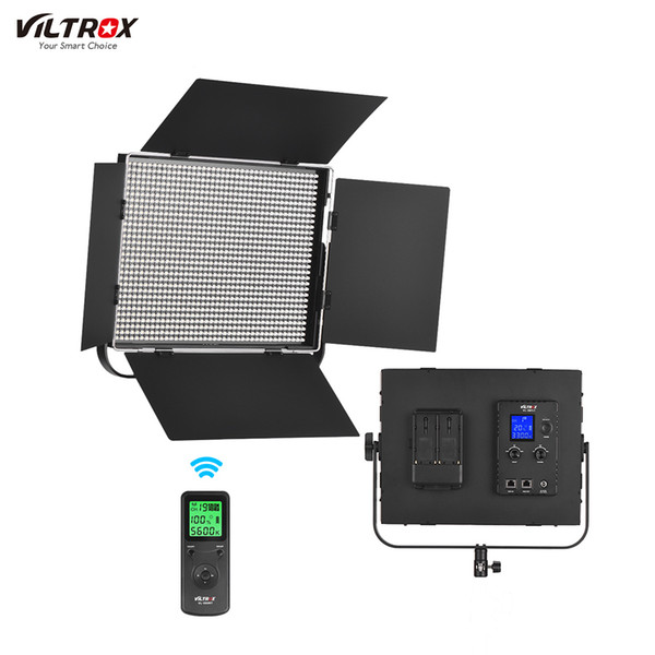 wholesale VL-D85T Slim Metal 3300K-5600K LED Video Light Fill Light w/ Remote Control 85W CRI 95+ for Micro Film MV Recording