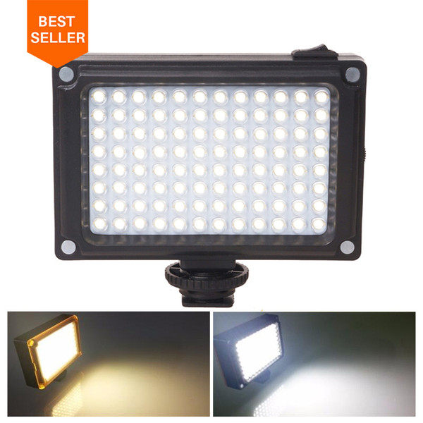 wholesale 96 LED Phone Video Light Photo Lighting on Camera Hot Shoe LED Lamp for iPhoneX 8 Camcorder Canon/Nikon DSLR Live Stream