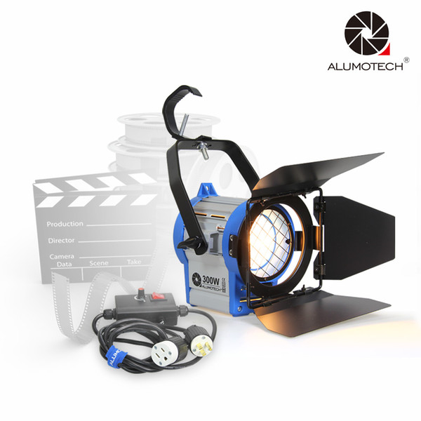 wholesale Dimmer+300W As ARRI Fresnel Tungsten Spotlight Lighting Video Studio + Bulb camera