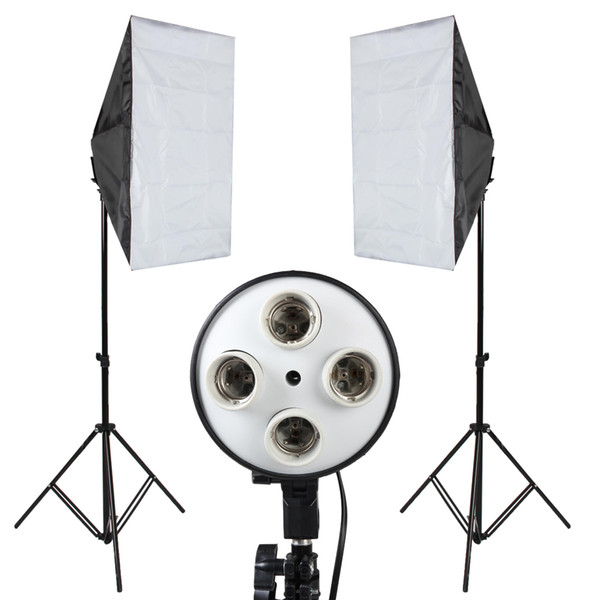 wholesale Soft Box Photography lights Photo Studio Softbox Kit Photo Equipment Of Fill Light For Camera Photo Studio Diffuser