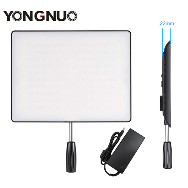 wholesale YN600 Air Ultra Thin LED Camera Video Light 3200K-5500K for Canon Nikon Pentax Olympas Samsung DSLR Camcorder + Adapter