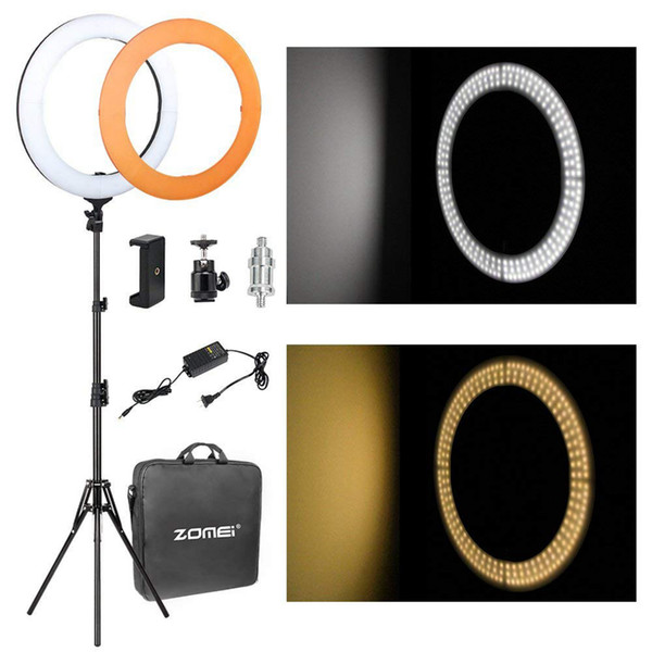 wholesale Dimmable SMD LED Ring Light Lighting Kit for Make up Smartphone Camera Portrait YouTube live Broadcast Video Shooting