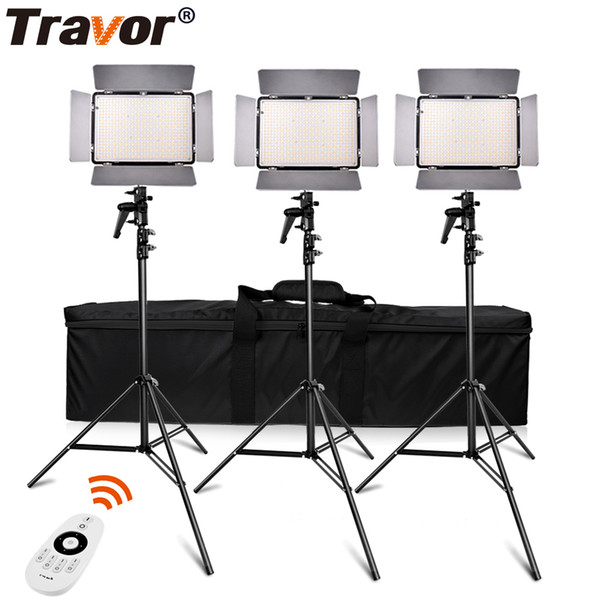 wholesale TL-600A 2.4G kit Bi-Color Studio photography LED Video Light with 2.4G remote control +6pcs NP-F550 battery+4pcs Charger