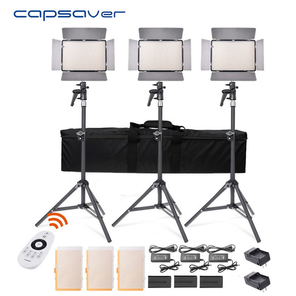 wholesale TL-600S LED Video Light 3 in 1 Kit Photography Lighting with Tripod Remote Control 600 LEDs 5500K CRI 90 Studio Light