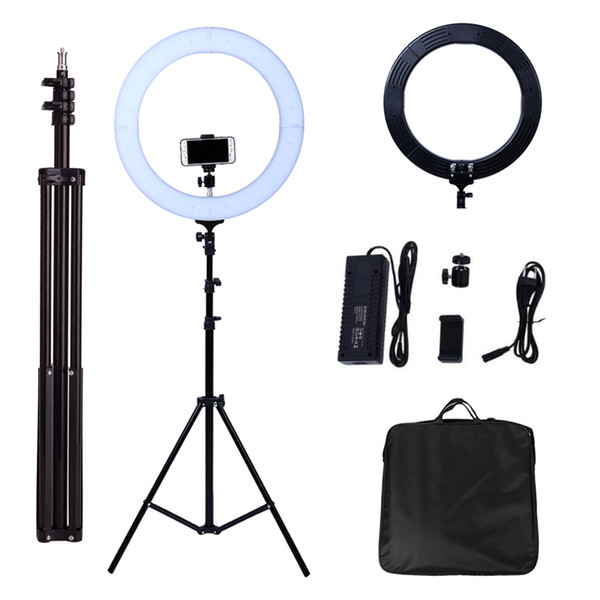 13 Inch Photo Studio lighting LED Ring Light Bi-color 3200-5600k Photography Dimmable Ring Lamp With Stand for Portrait,Makeup