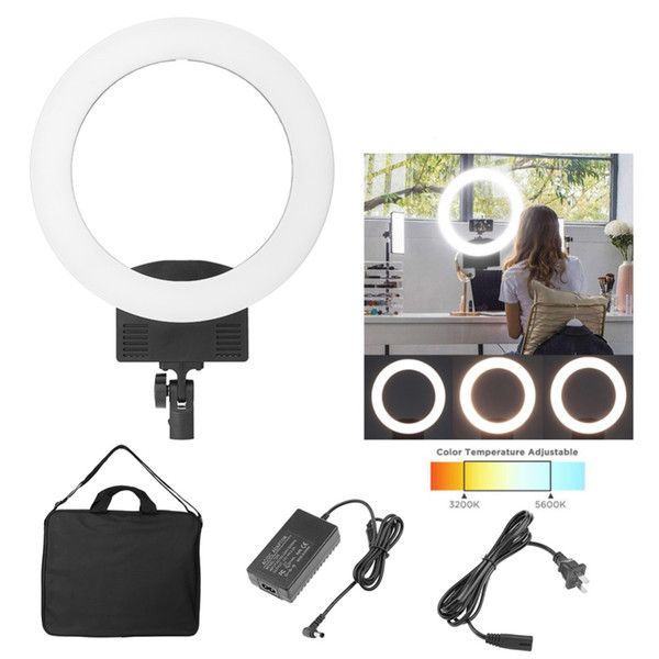 RL-560D 36W 5500K 240 LED Photographic Lighting Dimmable Camera Photo/Studio/Phone Video Photography Ring Light Makeup Ring Lamp