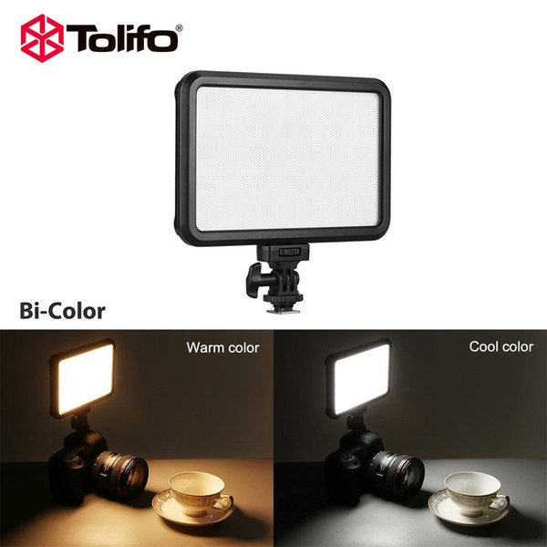 wholesale Pt-12b Slim Ultra Thin Bi Color Led Video Camera Light with Touch Switch and Shadow Invisible for Baby Photography