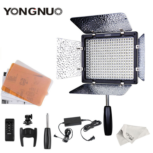wholesale YN300 III 5500K 300 LED Light On Camera Lighting for Wedding , YN300III LED Panel Light with AC power adapter charge