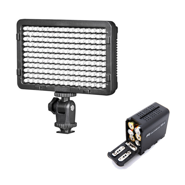 SETTO 176 LED Video Light Photo Lighting on Camera Video Hotshoe LED Lamp Light for Canon Nikon DV Camcorder DSLR Wedding