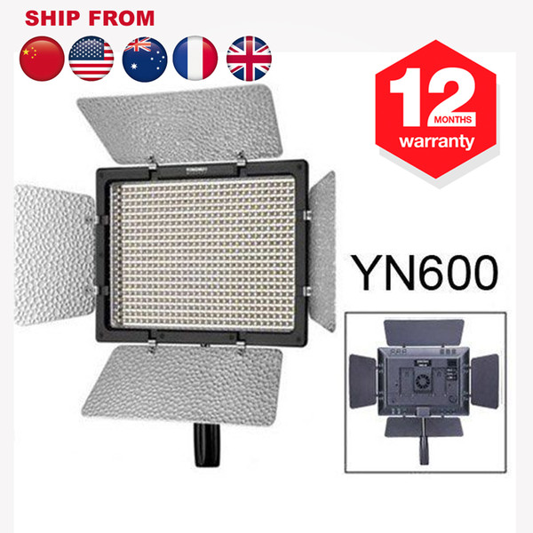 wholesale YN600 YN-600 Pro LED Light 5500K Video Lamp For Canon For Nikon DSLR Pentax Olympus Samsung Panasonic Camera