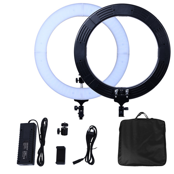 18 Inch Photo Studio lighting LED Ring Light 448PCS Bulbs 3200-5600k Photography Dimmable Ring Lamp for Video,Makeup