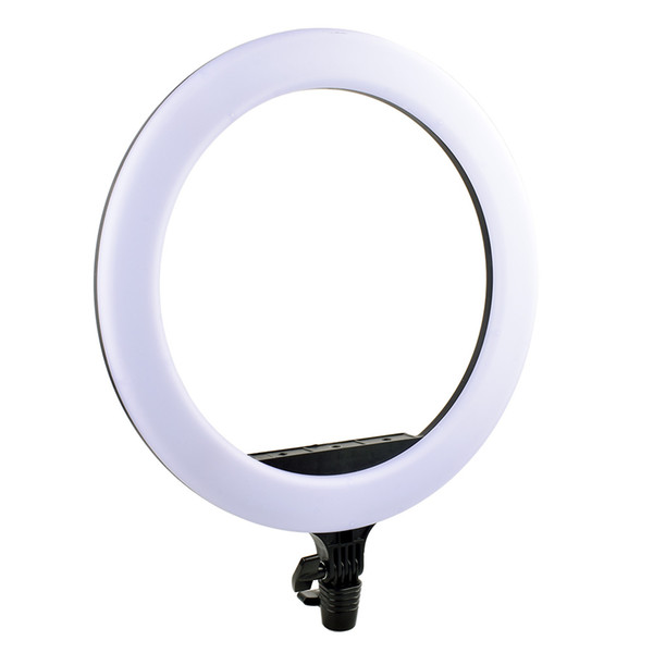 Latest 12inch Dimmable Bicolor Selfie LED Ring Light 48W 3200K-5600K Camera Ring Light with Cell Phone Holder for Portrait Video Shooting