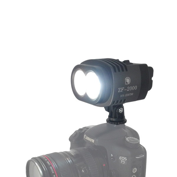 20W 2000LM Camera Camcorder Cree Studio LED Video Light Bi-Color & Dimmable Lamp +Battery+Charger for DSLR