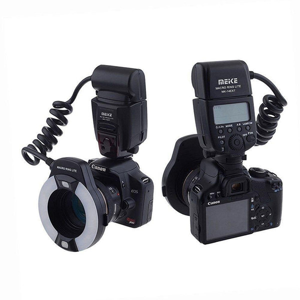 Meike MK-14EXT LED ETTL Macro Ring Flash For Canon 5D II III 6D 7D 60D 70D 700D