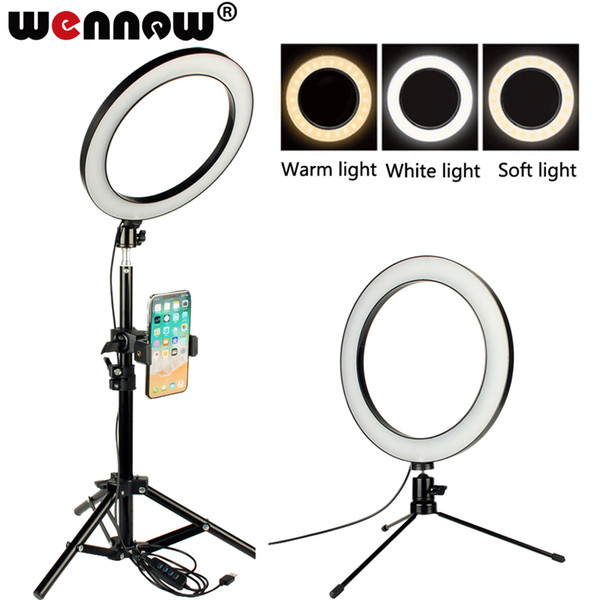 ring light 128 pcs LED Women make up Lamp Tripod youtube Live video Photographing light Camera Photo