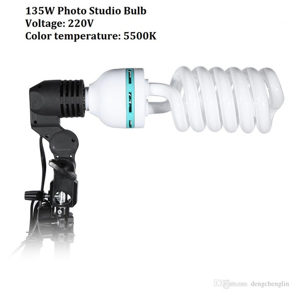 E27 220V 5500K 135W Photo Studio Bulb Video Digital Camera Photography Daylight Light Lamp free shipping