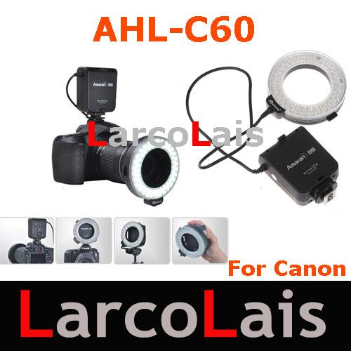 Aputure Amaran Halo AHL-C60 Macro Ring Flash Light 60 LED For Canon DLSR Cameras