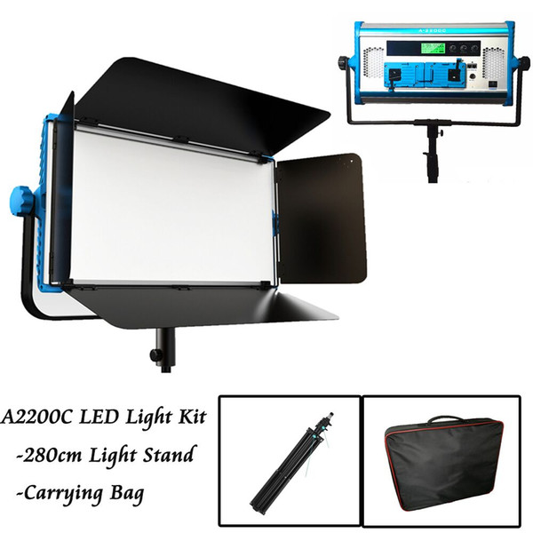 APP & Remote Control RGB Soft LED Lamp Photography Continuous Light Set Photo Studio Video Film Light + tripod + handbag