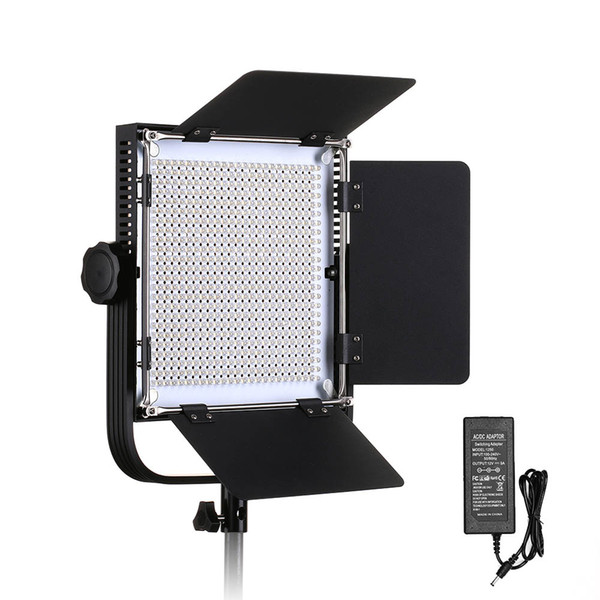 660A Professional LED Video Light with Metal Frame U Bracket 576 LED Beads for Studio YouTube Outdoor Video Photography Lighting