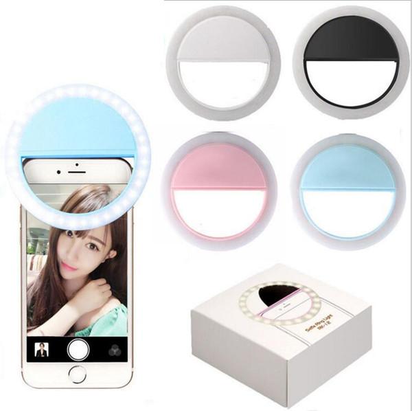 Manufacturer charging LED flash beauty fill selfie lamp outdoor selfie ring light rechargeable for all mobile phone