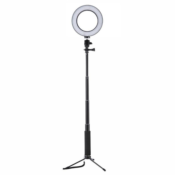 vanpower LED Studio Camera Ring Light Photo Phone Video Light Annular Lamp With Tripods Selfie Stick Ring Fill For