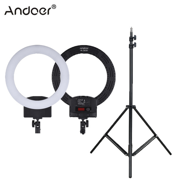 hoto Studio Photographic Lighting Andoer RL-560D Ring Light 12