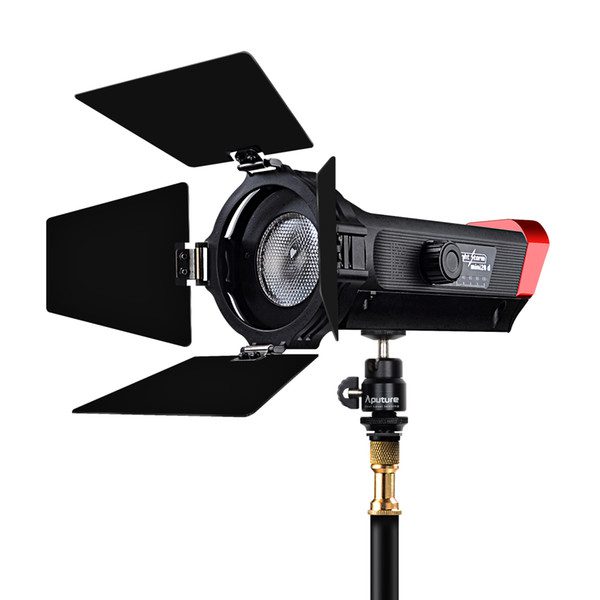 Aputure LS mini 20d fresnel studio light TLCI 97+ Color Temperature 7500K-300K Portable and Lightweight Angle Adjust