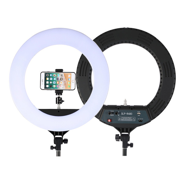 18 Inch Photo Studio lighting LED Ring Light 448PCS Bulbs 3200-5600k Photography Dimmable Ring Lamp for Video,Makeup