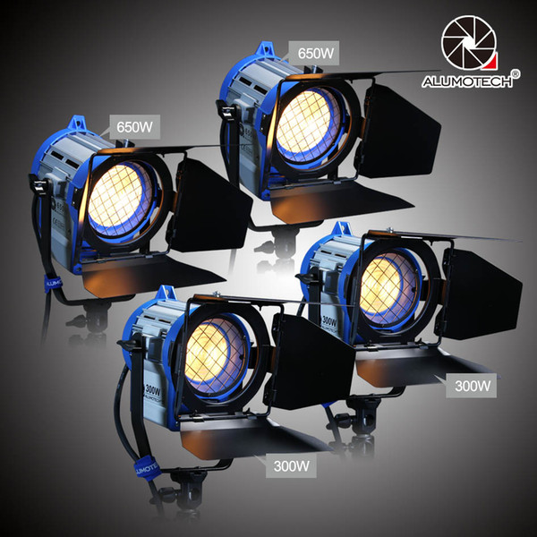 ALUMOTECH As Arri Dimmer Built-in 300wX2+650WX2 Fresnel Tungsten Light For Camera Video