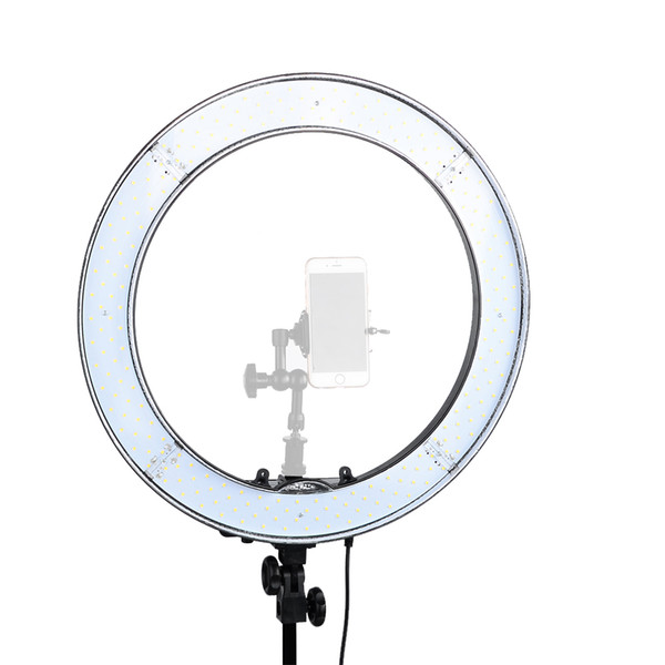 18'' Inch 55W 5500K 240 LED Photographic Lighting Dimmable Camera Photo/Studio/Phone Photography Ring Light Lamp