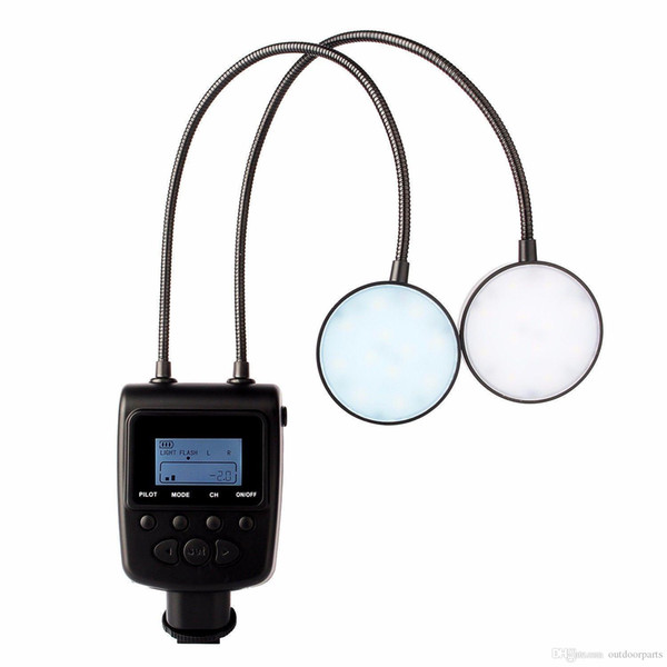 Travor ML-2D LED Macro Flash Light Lamp with Flexible Metal Hose for Canon Nikon