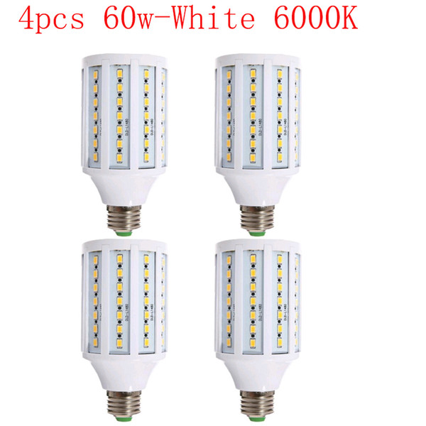 4PCS 60w Photo Bulb LED for Photo Studio Video light diffuser soft box lighting kit E27 6000K Corn LED