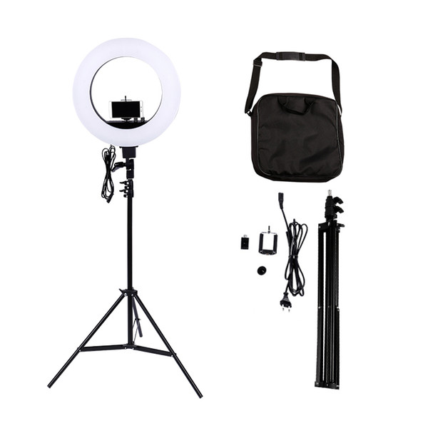 18 inch LED Photo Ring Light With Light Stand 5500K Video Lamp Digital Photographic Lighting