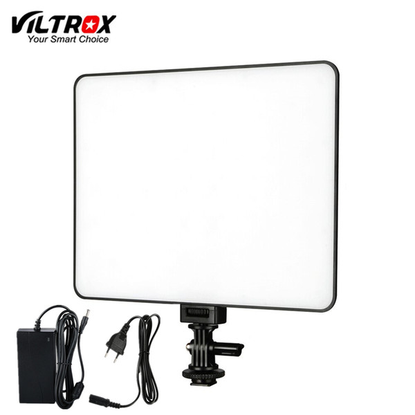 Viltrox VL-200 Pro Wireless Remote LED Video Studio Light Lamp Slim Bi-Color Dimmable + AC Power Adapter for Camcorder Camera