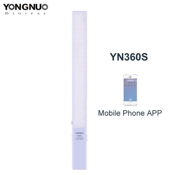 YONGNUO YN360S YN360 CRI95 LED video light 5500K Hand-held fill light Photo Support Smartphone Bluetooth remote control