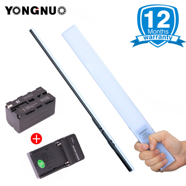 2018 YONGNUO YN360S 3200K-5500K Handheld Ice Stick LED Video Light+NP-F550 Battery Charger Photographyic Lamp Phone App Control