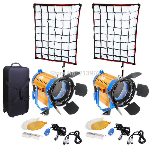 Wireless Remote Bi-color LED 150W*2PCS+softbox*2pcs+stand*2pcs+case kit Video Spot light